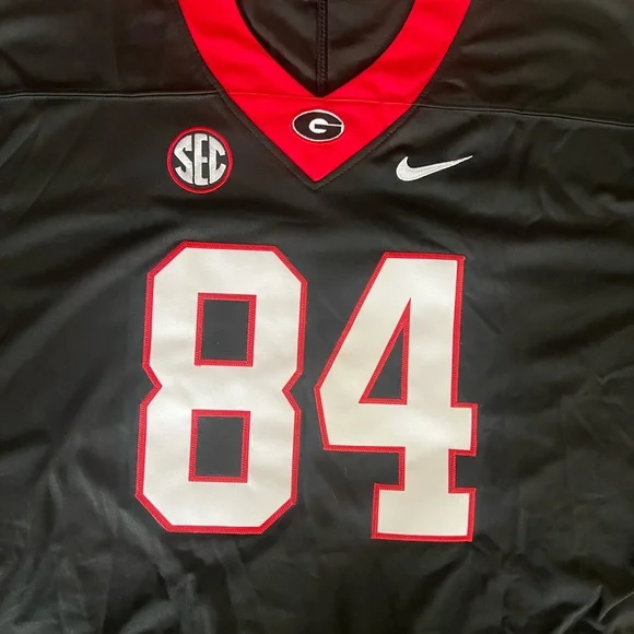 Ladd Mcconkey Jersey NEW Mens Large Black Georgia Bulldogs Chargers Ships USA - Picture 3 of 7